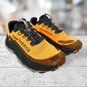 New Balance Men's Size 13 Fresh Foam X More Trail  Running Shoe, Orange/Blacktop